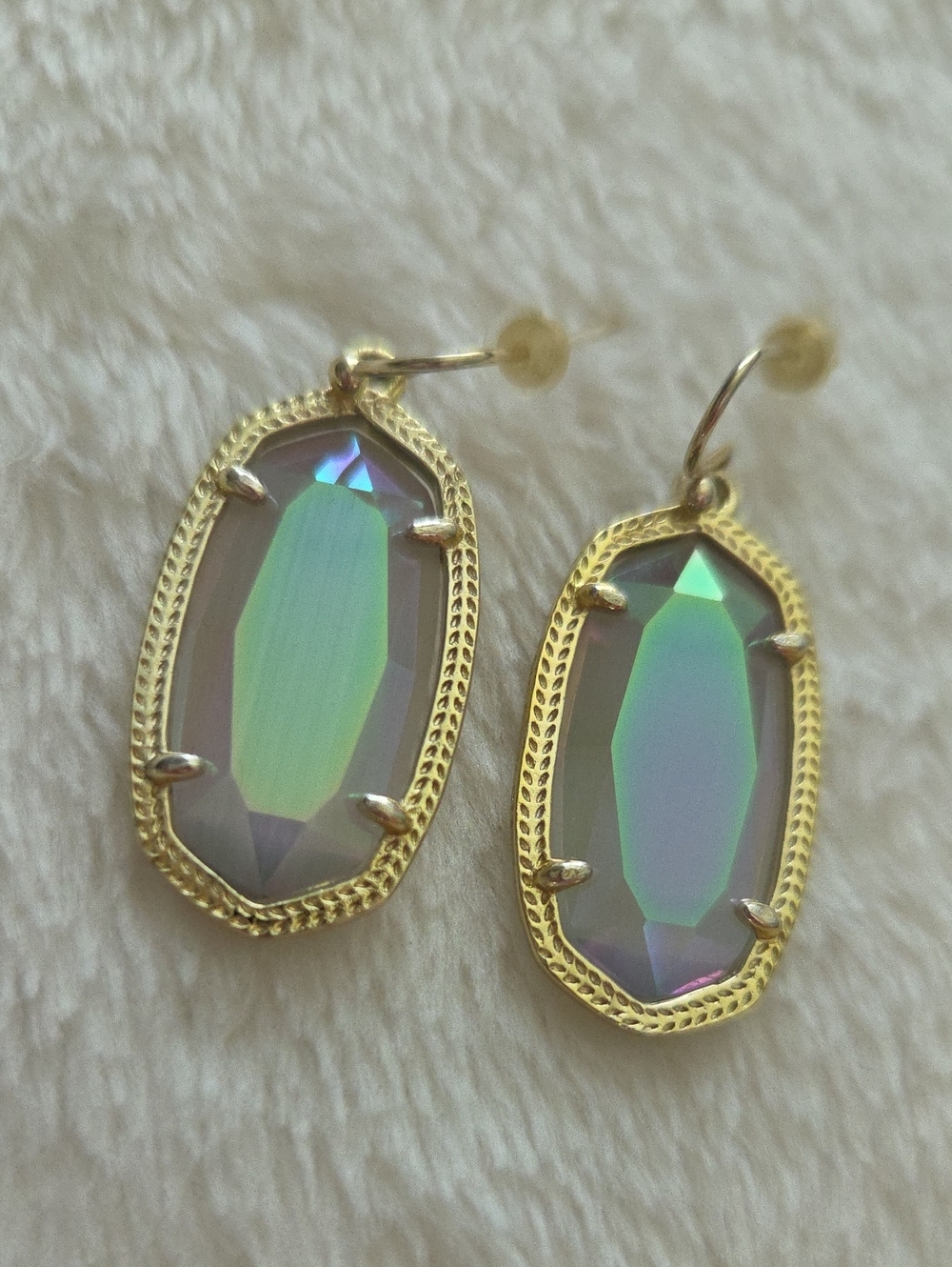 Kendra Scott | Iridescent Slate Gold Dani Earrings